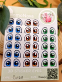 Cute01 - Adhesive Resin Eyes