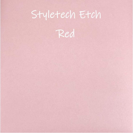 Styletech Etch - Red (Pink)
