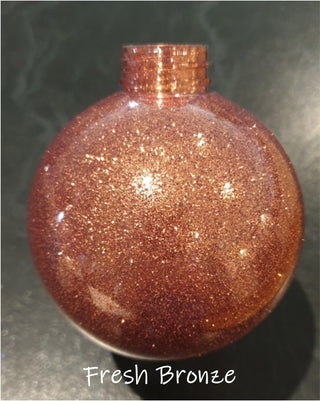Buy fresh-bronze Baubles - Pre Glittered