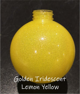 Buy golden-iridescent-lemon-yellow Baubles - Pre Glittered