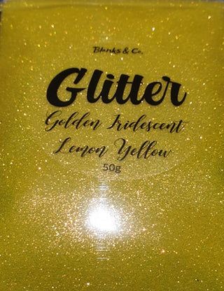 Buy golden-iridescent-lemon-yellow Iridescent Glitter