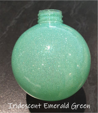 Buy iridescent-emerald-green Baubles - Pre Glittered