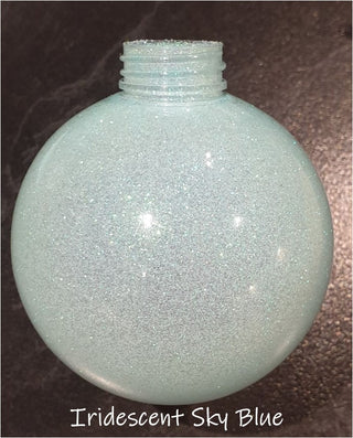 Buy iridescent-sky-blue Baubles - Pre Glittered