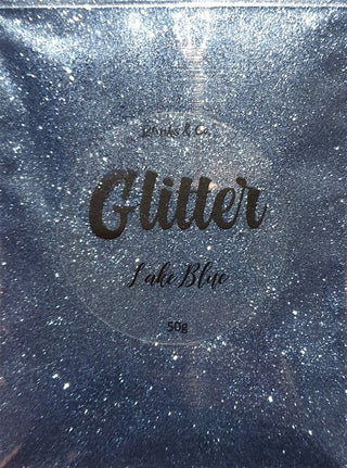 Buy lake-blue Metallic Glitter