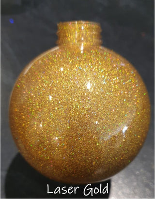 Buy laser-gold Baubles - Pre Glittered