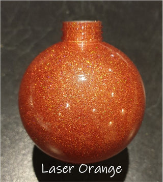 Buy laser-orange Baubles - Pre Glittered