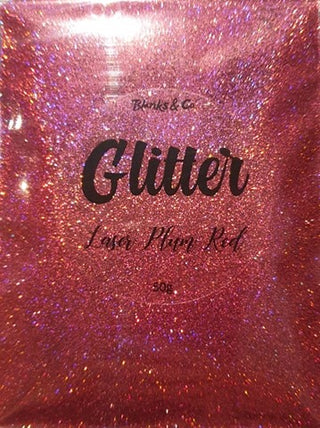 Buy laser-plum-red Laser Glitter