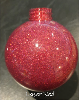 Buy laser-red Baubles - Pre Glittered