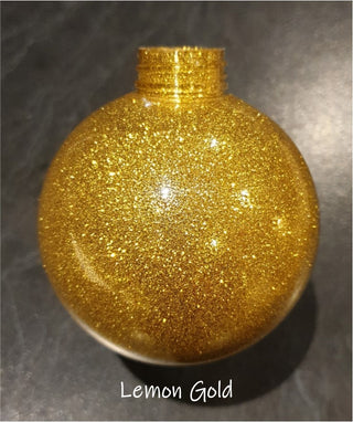 Buy lemon-gold Baubles - Pre Glittered