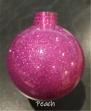Buy peach Baubles - Pre Glittered