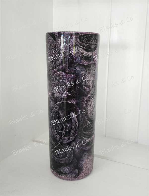 Custom Tumbler - Purple Rose