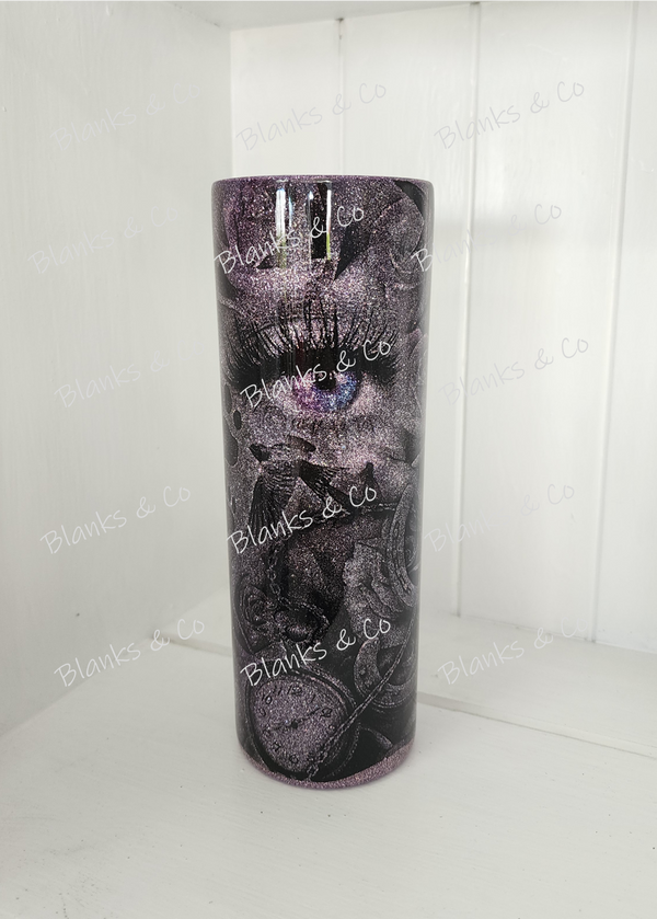 Custom Tumbler - Purple Rose