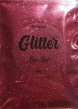 Buy rose-red Metallic Glitter