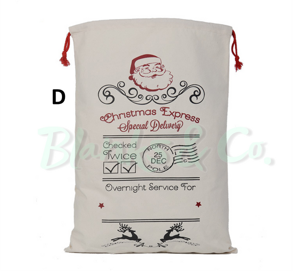 Santa Sack - printed