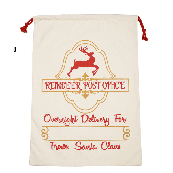 Santa Sack - printed
