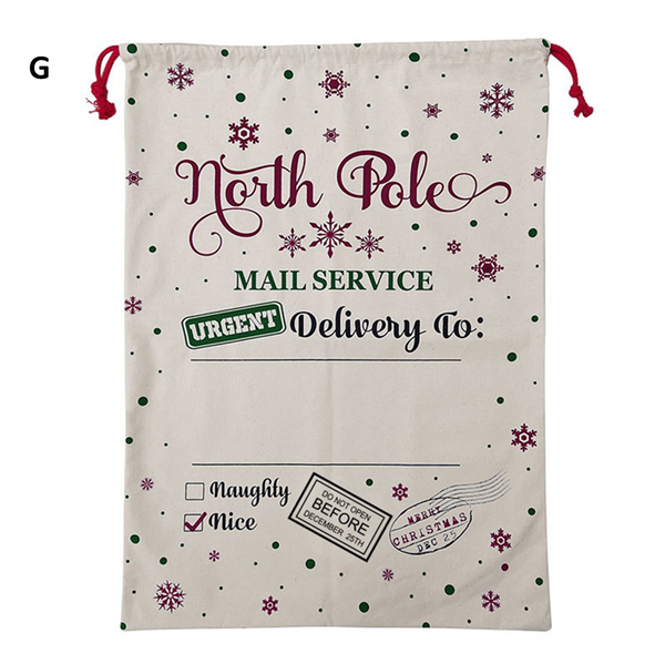 Santa Sack - printed