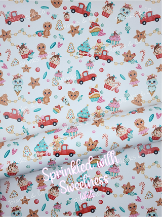'Sprinkled with Sweetness' Faux Leather