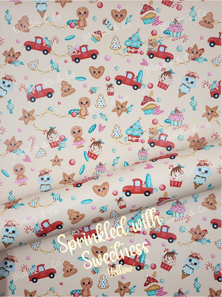 'Sprinkled with Sweetness' Faux Leather
