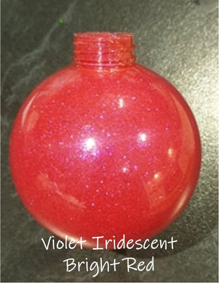 Buy violet-iridescent-bright-red Baubles - Pre Glittered